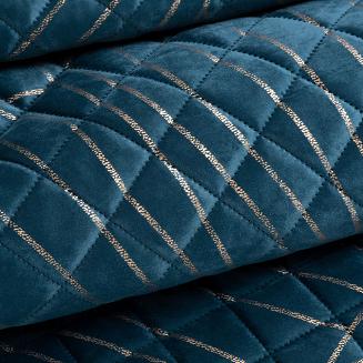 Narzuta dekoracyjna MUSA2 170x210 granatowy/złoty