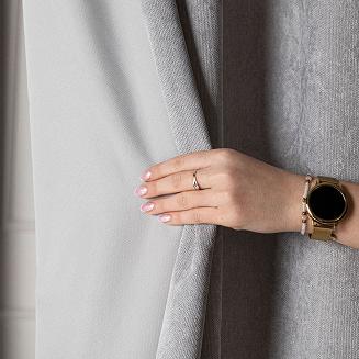 Zasłona gotowa na przelotkach SOFT 140x260 jasnoszara