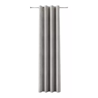 Zasłona gotowa na przelotkach SOFT 140x260 jasnoszara
