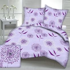 Pościel z kory 180x200 wzór dmuchawce na wrzosie