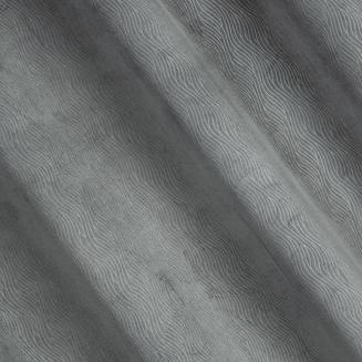 Zasłona gotowa na przelotkach LILI 140x250 Eurofirany stalowy