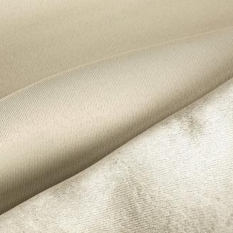 Zasłona gotowa na przelotkach NERISA 140x250 Eurofirany ciemnokremowy