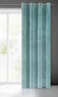 Zasłona gotowa na przelotkach VILLA 140x250 Eurofirany morski