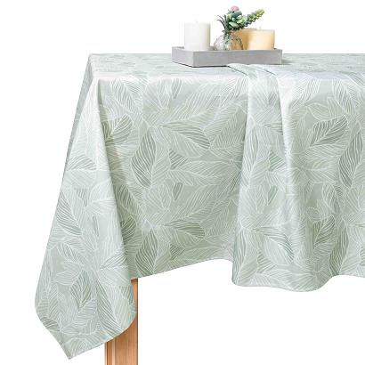 Obrus ogrodowy wodoodporny 140x200 GAIA Leaf szałwiowa w liście