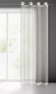 Firana gotowa na przelotkach AMANDA 140x250 Eurofirany kremowy