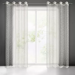 Firana gotowa na przelotkach AMANDA 140x250 Eurofirany kremowy