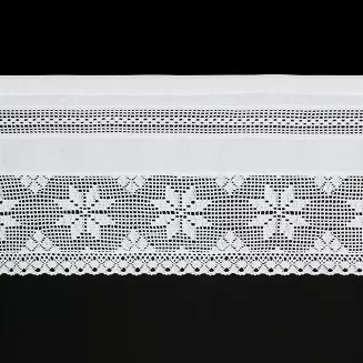 Firana gotowa na taśmie MIRANDA 150x45 Eurofirany biały