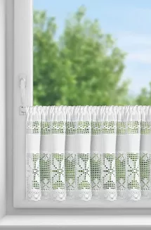 Firana gotowa na taśmie MIRANDA 150x45 Eurofirany biały