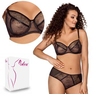 Biustonosz Soft AV 1996 miękki czarny