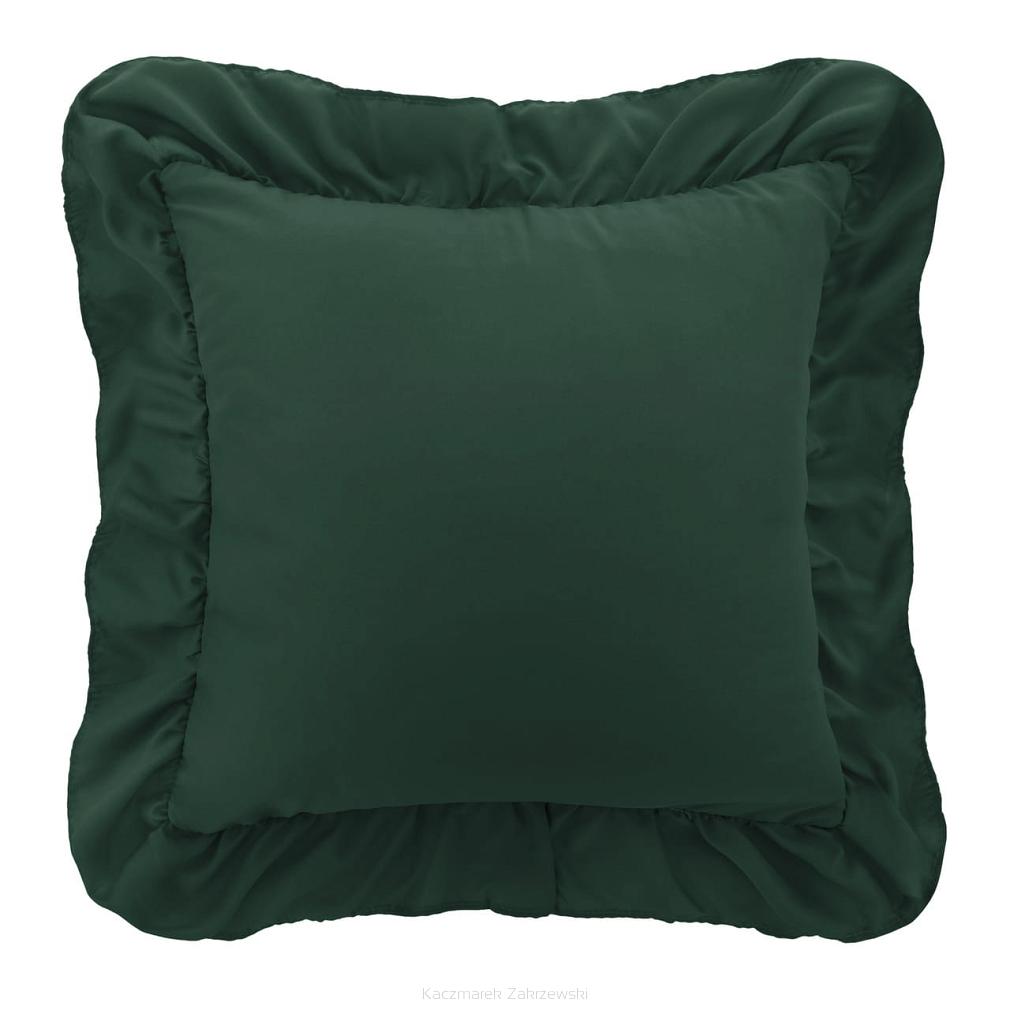 Poszewka do pościeli z falbanką RUFFY 40x40 butelkowa