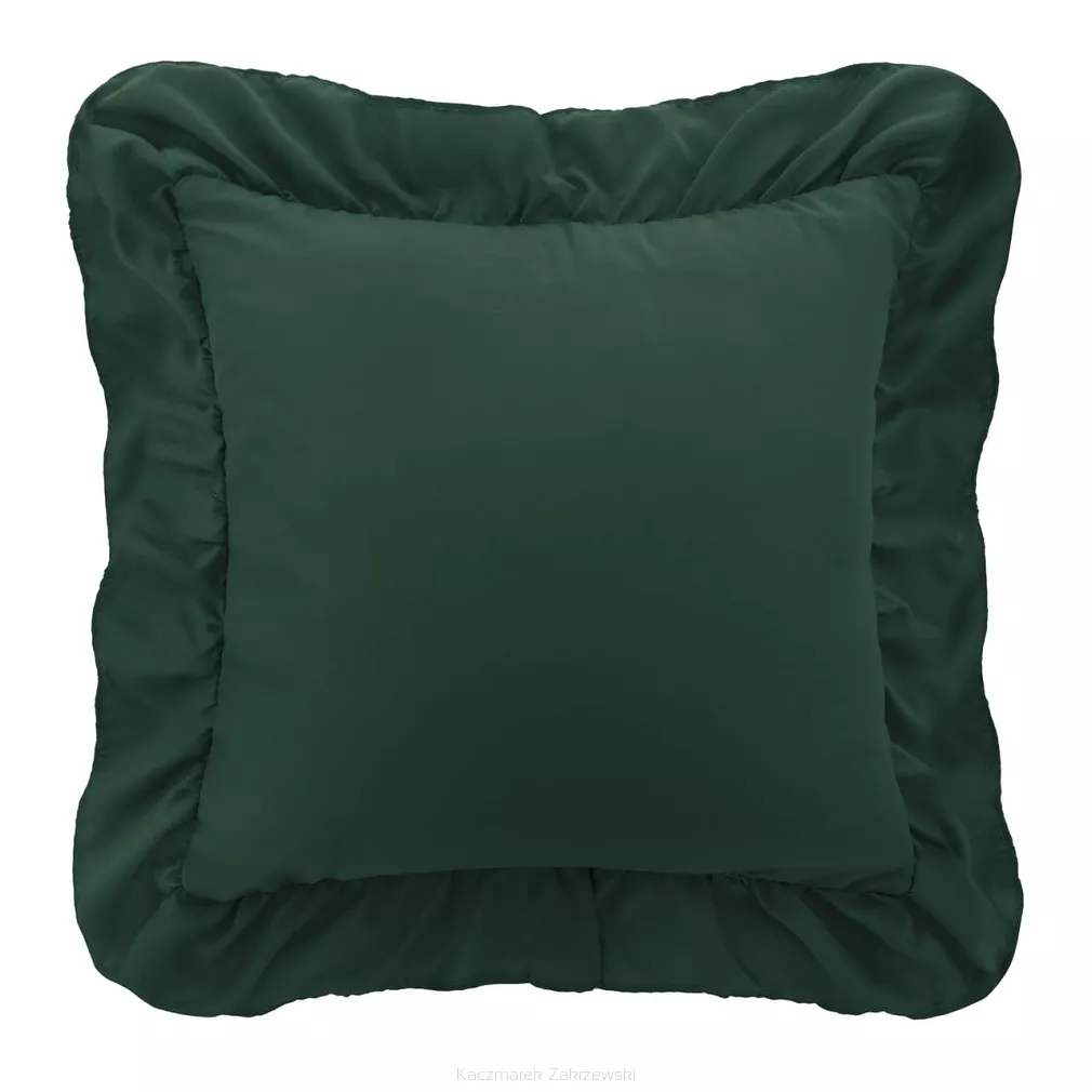 Poszewka do pościeli z falbanką RUFFY 40x40 butelkowa