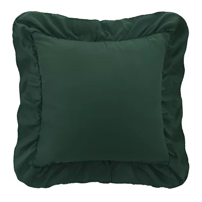 Poszewka do pościeli z falbanką RUFFY 40x40 butelkowa