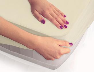 Ochronne prześcieradło z gumką SMARTCEL 160x200 Darymex kremowe