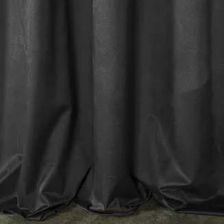 Zasłona gotowa na taśmie ROSA 140x300 Design91 czarny