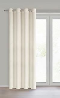 Zasłona gotowa na przelotkach LINDA 140x250 Eurofirany naturalny