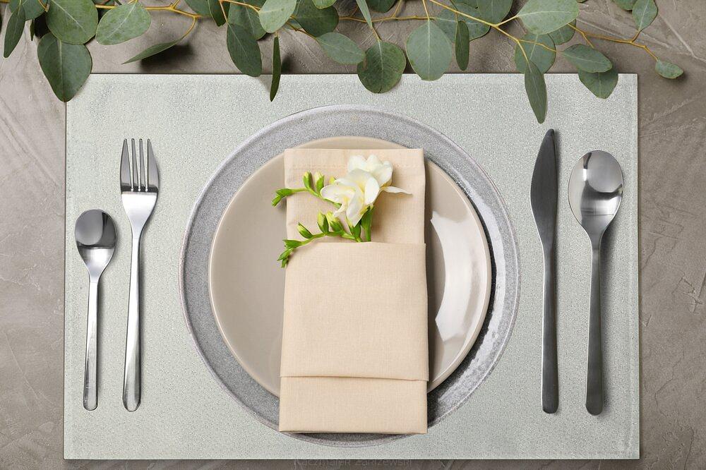 Obrus dekoracyjny EDNA 40x30 Eurofirany biały