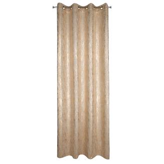 Zasłona gotowa na przelotkach ELISE 140x250 Eurofirany beżowy