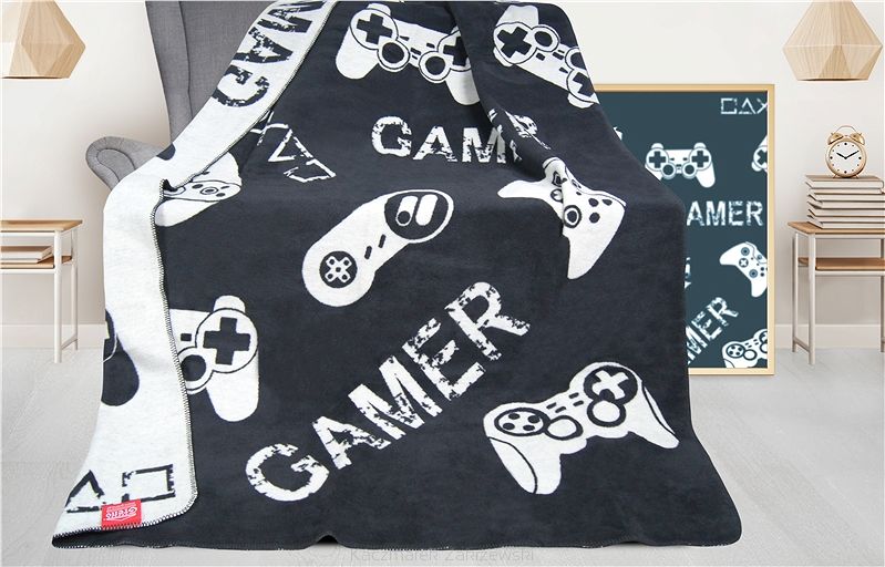 Koc Greno Glamour Coll. 150x200 Gamer Czarny