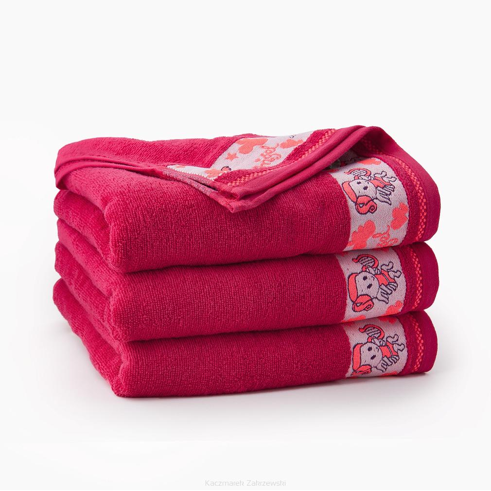 Ręcznik dla dzieci ANGELINA 70x130 Zwoltex róż