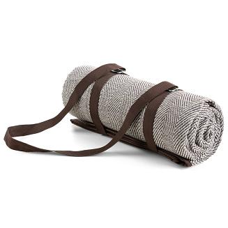 Koc narzuta PIKNIK 130x150 Eurofirany brązowy