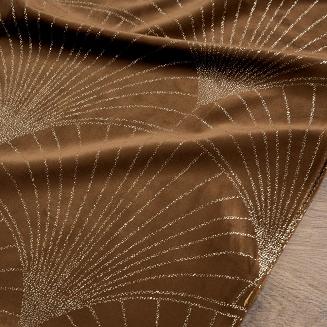 Obrus dekoracyjny BLINK 35x220 Eurofirany brązowy