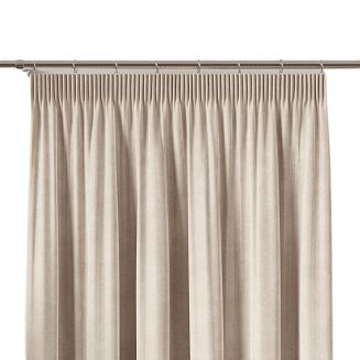 Zasłona gotowa na taśmie VELVI 140x230 kremowa