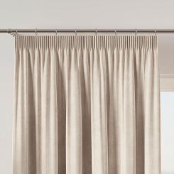 Zasłona gotowa na taśmie VELVI 140x230 kremowa