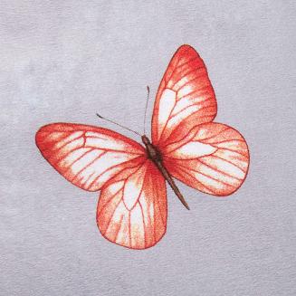 Pościel flanelowa FLANELOVE 140x200 kolorowa łąka kwiatów na szarym tle