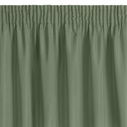 Zasłona gotowa na taśmie RITA 140x270 Eurofirany oliwkowa