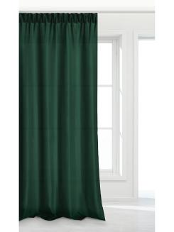 Butelkowa Zieleń Zasłona Gotowa Do Salonu Na Taśmie 140x270 VIVA