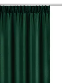 Butelkowa Zieleń Zasłona Gotowa Do Salonu Na Taśmie 140x270 VIVA