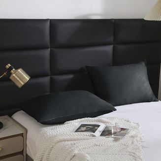 Poszewka satyna bawełniana SIN 40x60 czarna