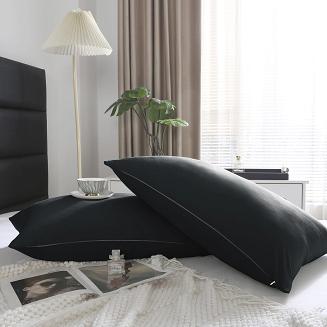 Poszewka satyna bawełniana SIN 40x60 czarna