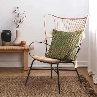 Poszewka dekoracyjna MONTE-6C Terra Collection 60x60 Eurofirany oliwkowa