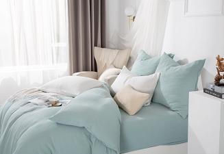 Szałwiowa Bawełniana Pościel Muślinowa 220x200