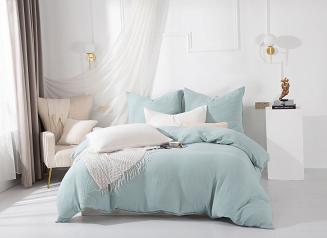 Szałwiowa Bawełniana Pościel Muślinowa 220x200