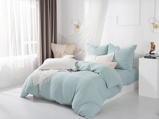 Szałwiowa Bawełniana Pościel Muślinowa 220x200