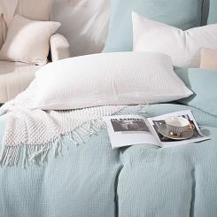 Szałwiowa Bawełniana Pościel Muślinowa 220x200