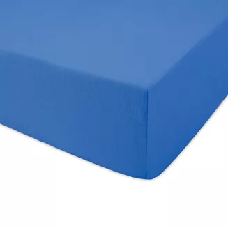Prześcieradło jersey z gumką 120x200 Darymex niebieskie