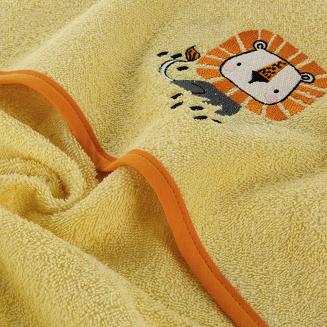 Ręcznik dziecięcy z kapturkiem BABY69 100x100 Eurofirany żółty