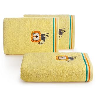 Ręcznik dziecięcy z kapturkiem BABY69 100x100 Eurofirany żółty