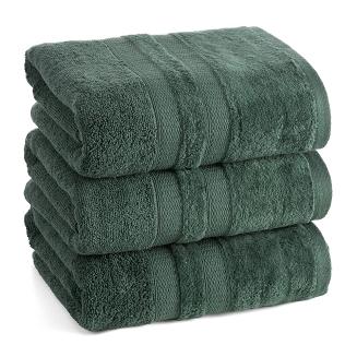 Ręcznik bawełniany PORTO 30x50 Eurofirany ciemnozielony