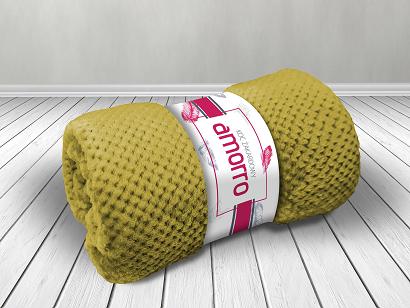 Koc żakardowy Amorro 150x200 Darymex oliwkowy