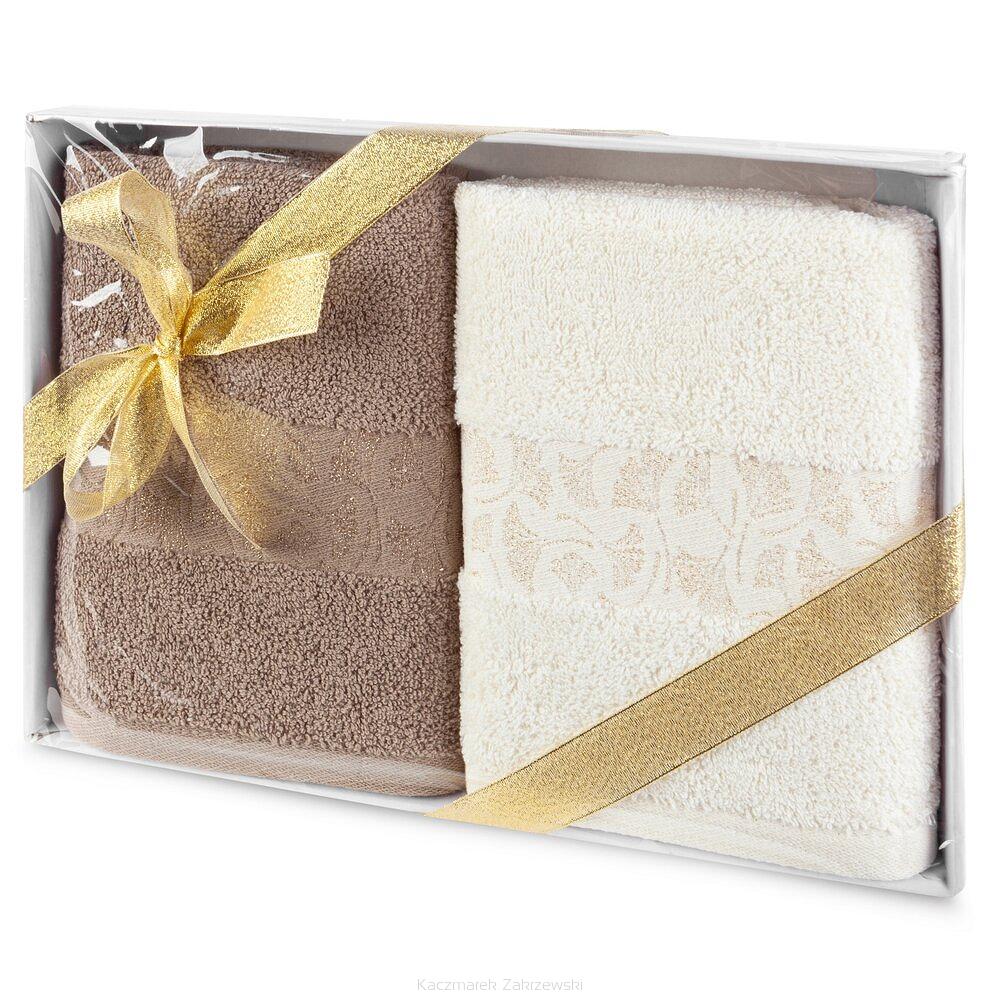 Komplet ręczników X2 Eurofirany kremowy