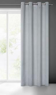 Zasłona gotowa na przelotkach CARLO 140x250 Eurofirany szary