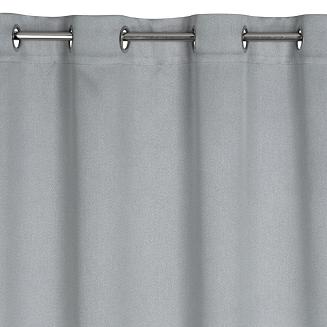 Zasłona gotowa na przelotkach CARLO 140x250 Eurofirany szary