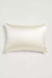 Jedwabna poszewka na poduszkę 40x40 jedwab morwowy kremowa