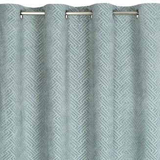 Zasłona gotowa na przelotkach ISLA 140x250 Eurofirany stalowy