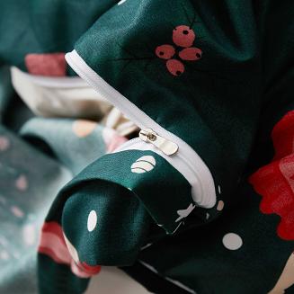 Zielona Świąteczna Pościel z Mikrofibry z Nadrukiem 220x200 Nutcracker and Ballet