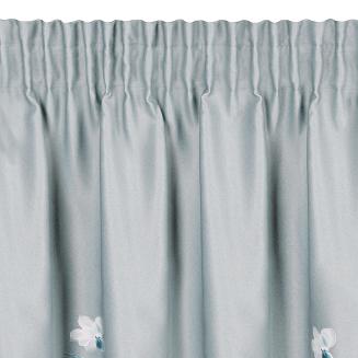 Zasłona gotowa na taśmie NILA 140x270 Eurofirany srebrny